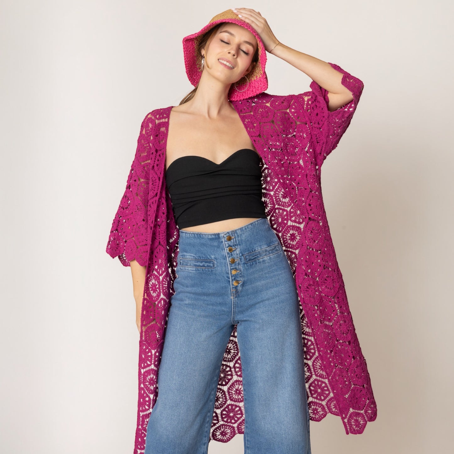 70451 Hollow Cardigan