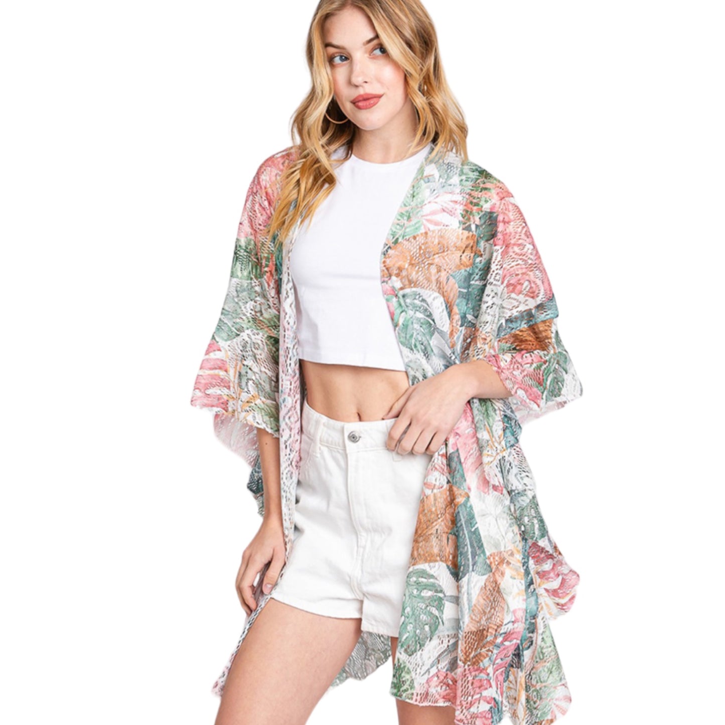 70369 Spring Crochet Kimono