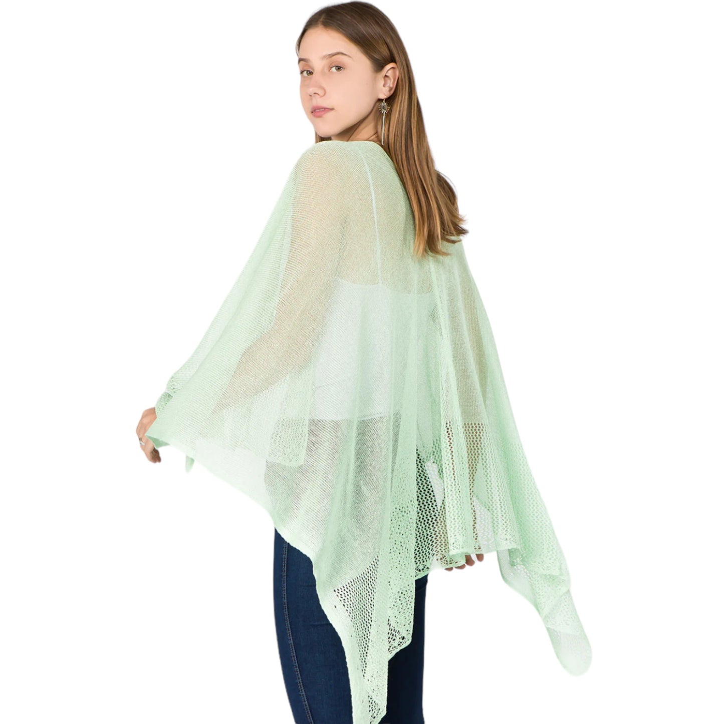 70147 Sheer Ruana