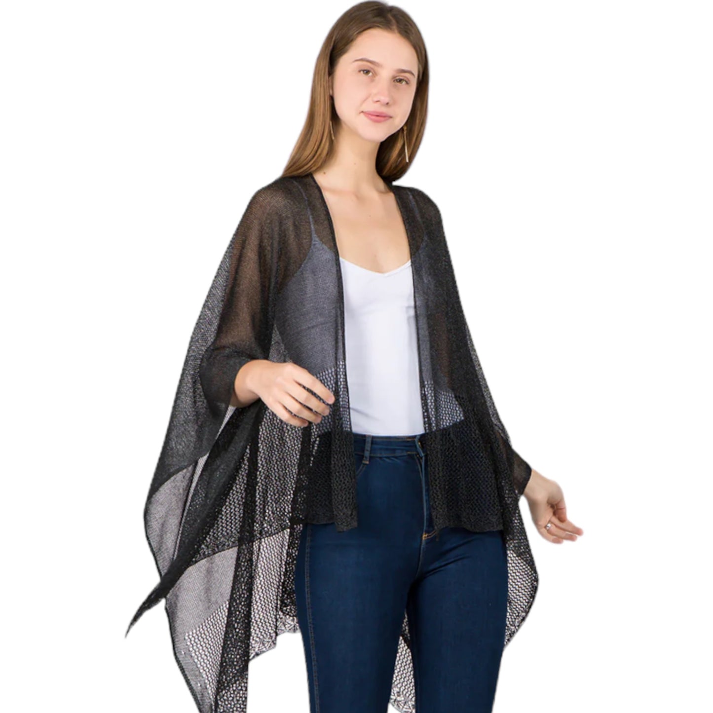 70147 Sheer Ruana