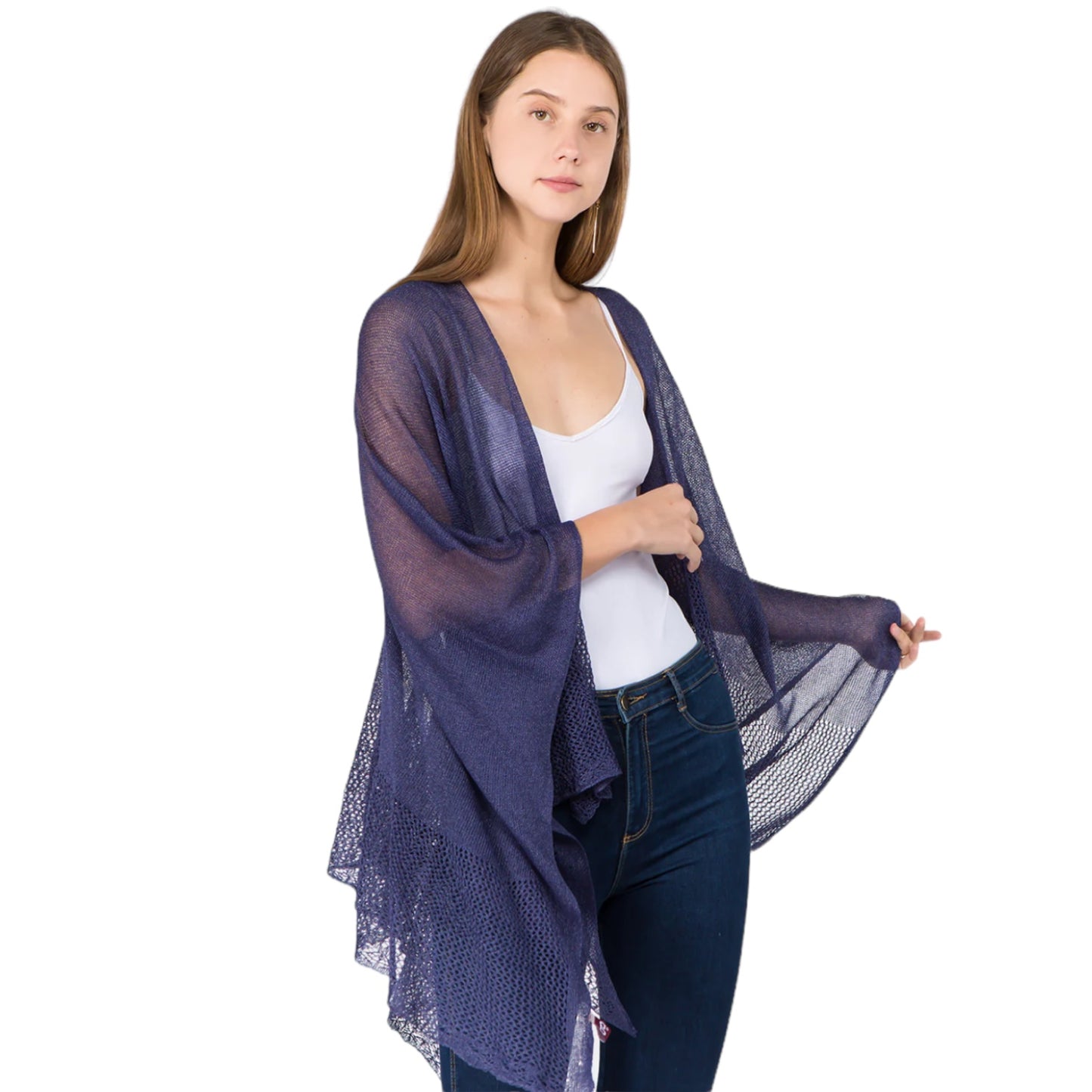70147 Sheer Ruana
