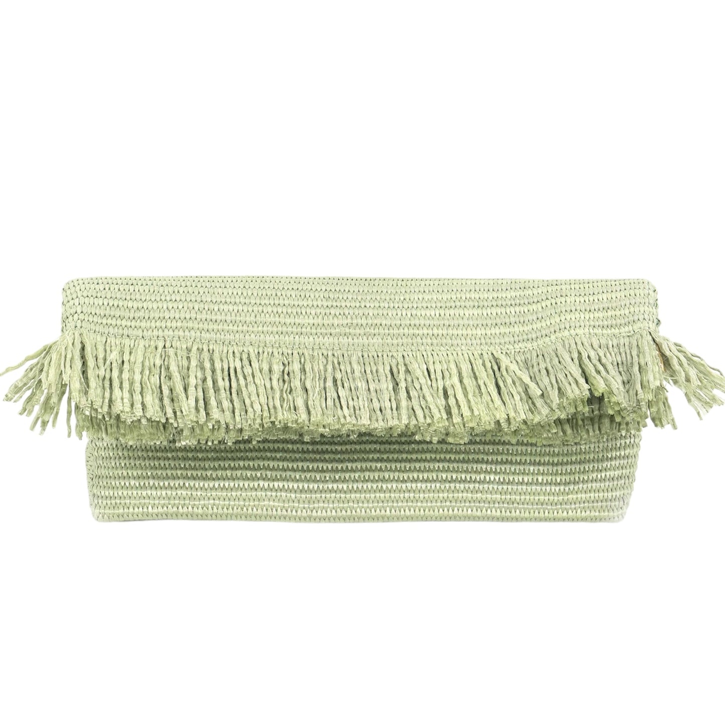90069 Raffia Square CLutch