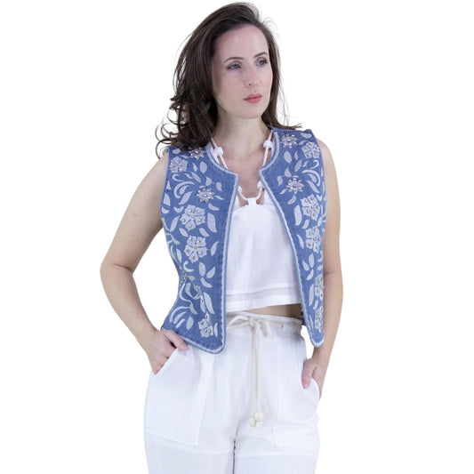 70145 Chambray Cover Up