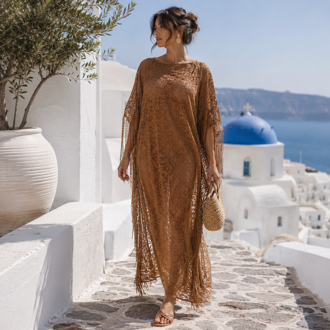 70139 Lace Kaftan