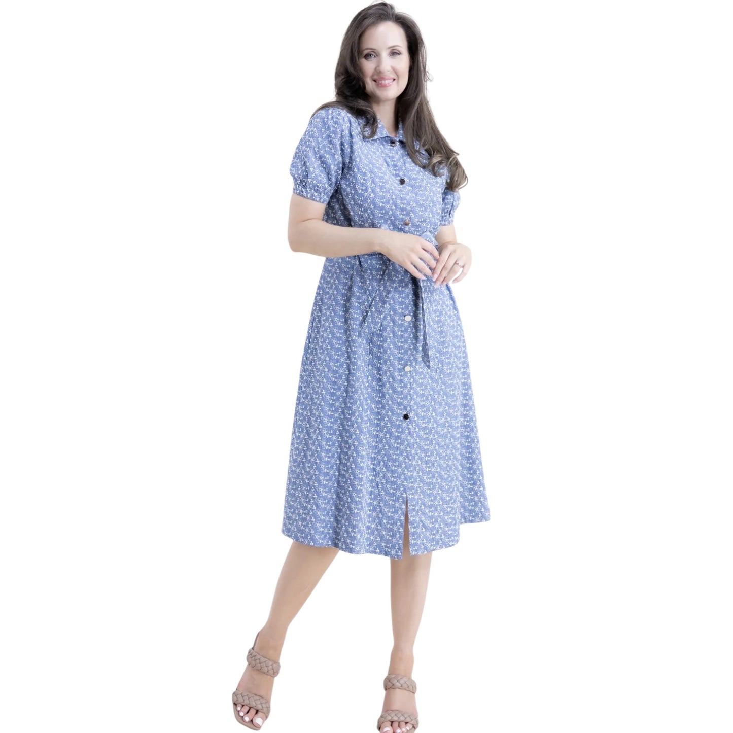 70181 Denim Shirt Dress