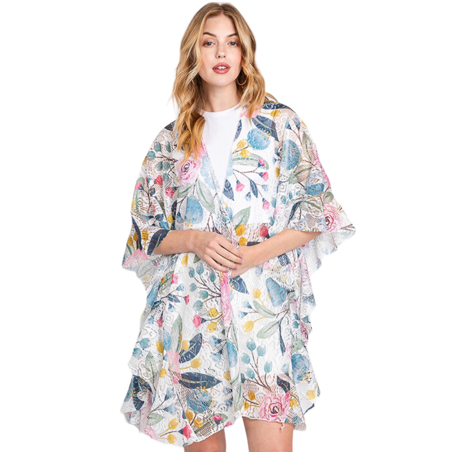 70369 Spring Crochet Kimono