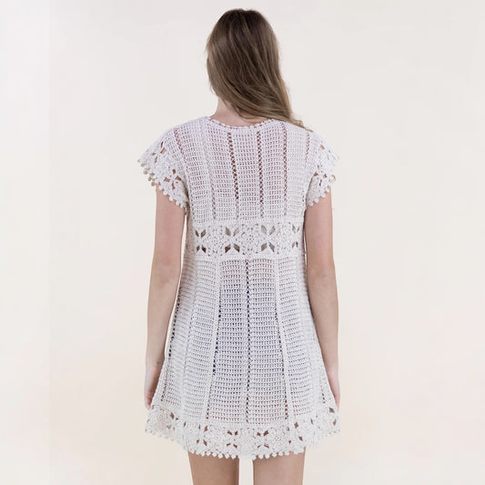 70450 Pilar Crochet Dress