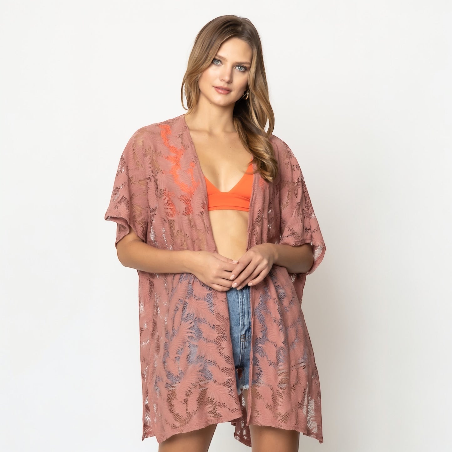 70050 Lace Kimono