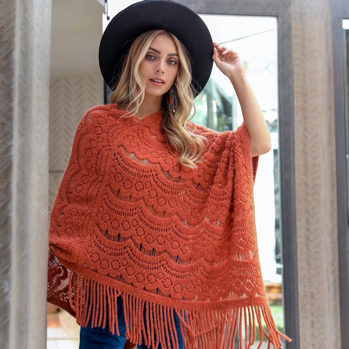 70108 Wave Poncho