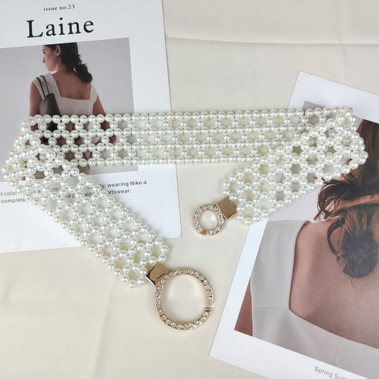 00139 Pearl String Belt