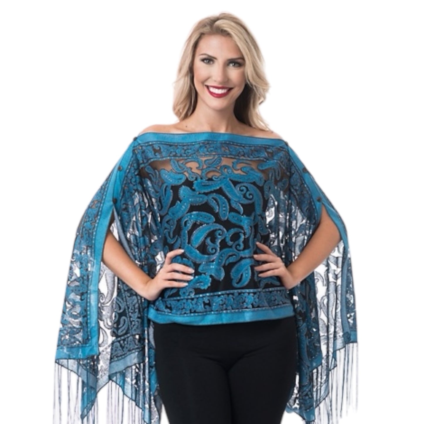 60044 Fancy 7 Way Scarf