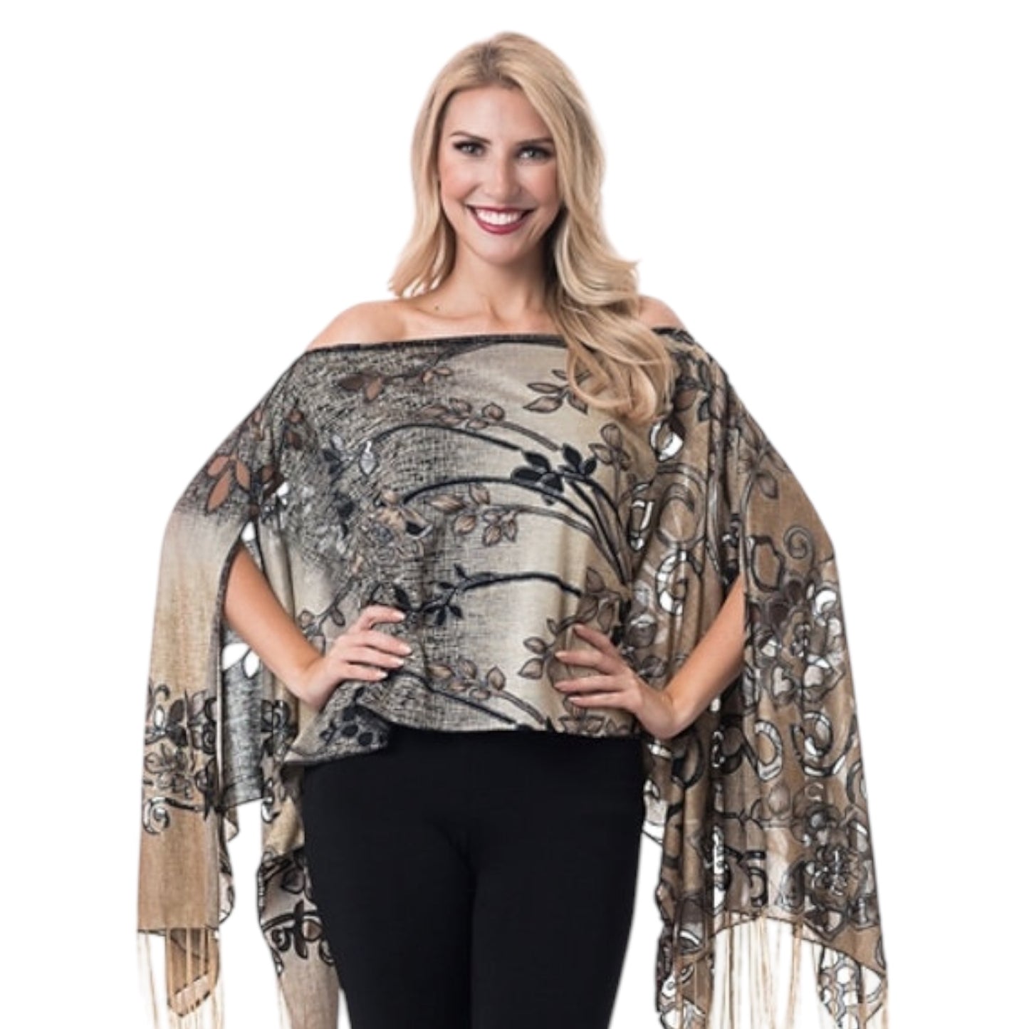 60044 Fancy 7 Way Scarf