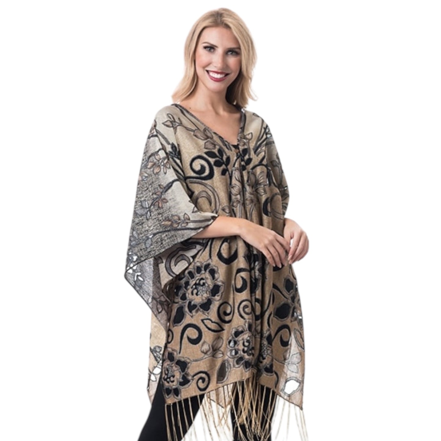 60044 Fancy 7 Way Scarf