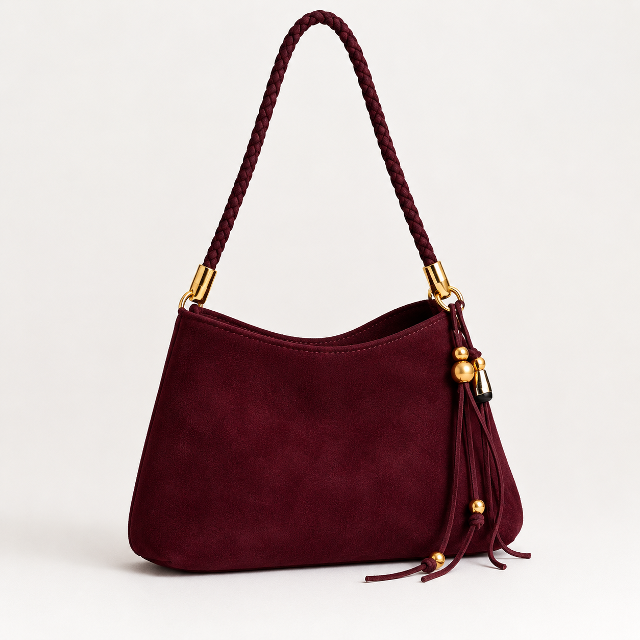 90162 Suede Handbag