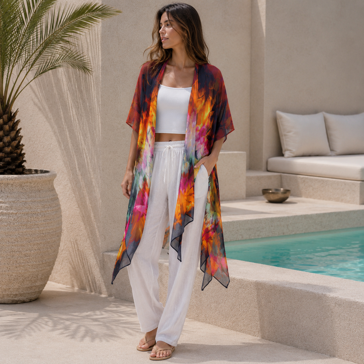 70479 Sunset Kimono