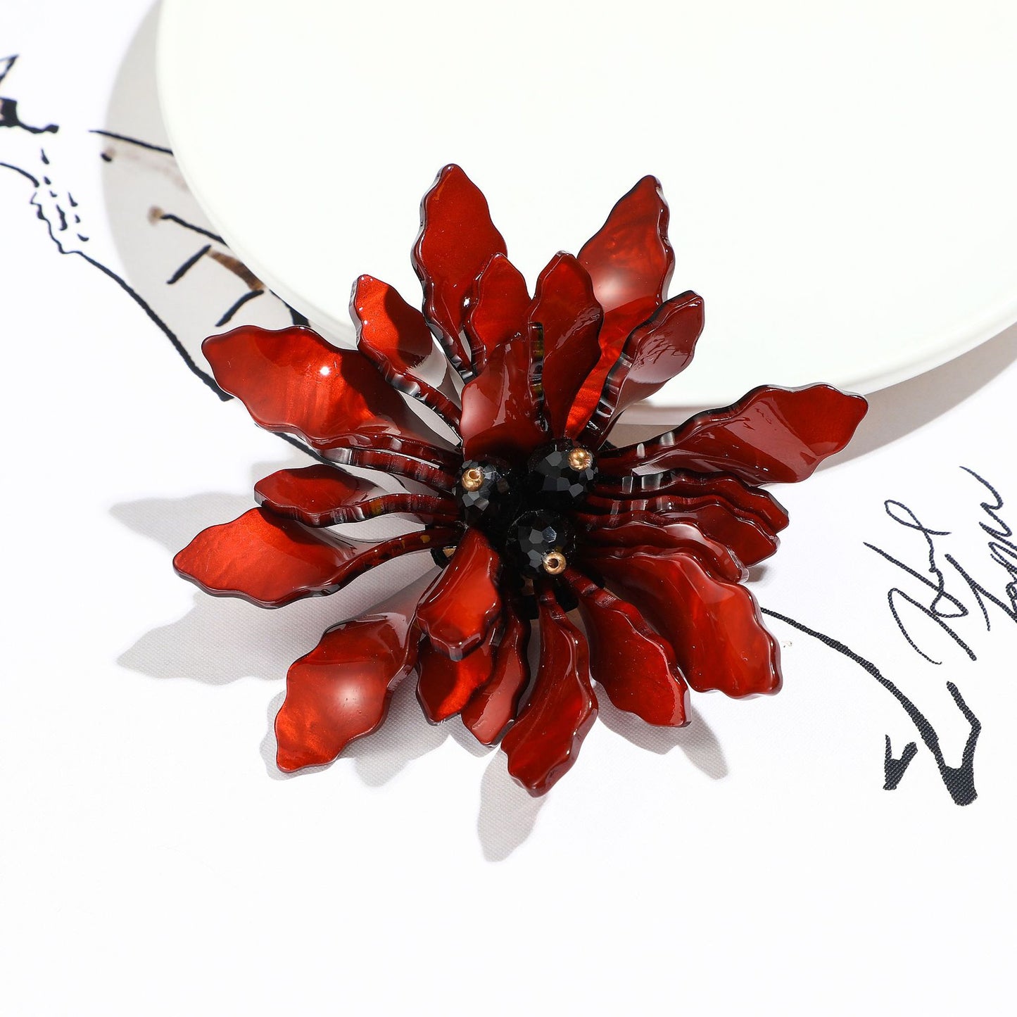 00242 Ari Lotus Brooch
