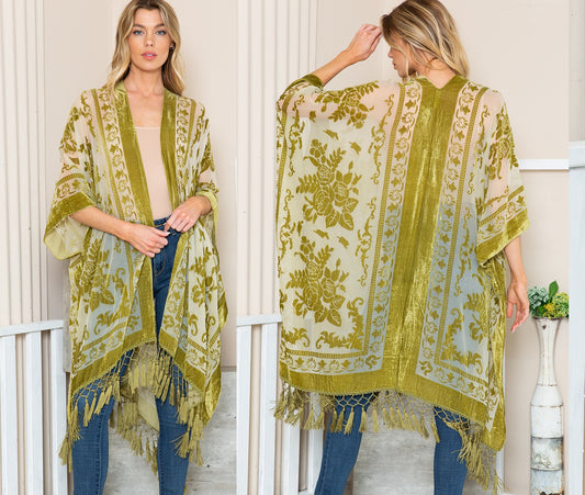 70184 Velvet Festival Kimono