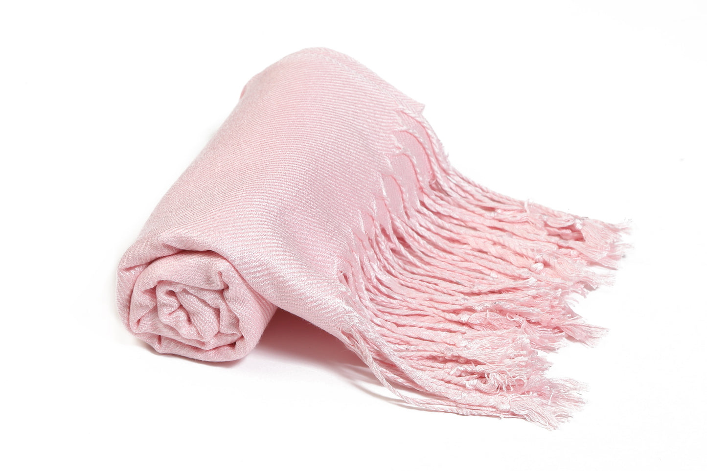 10132 Pashmina Solid Baby Pink