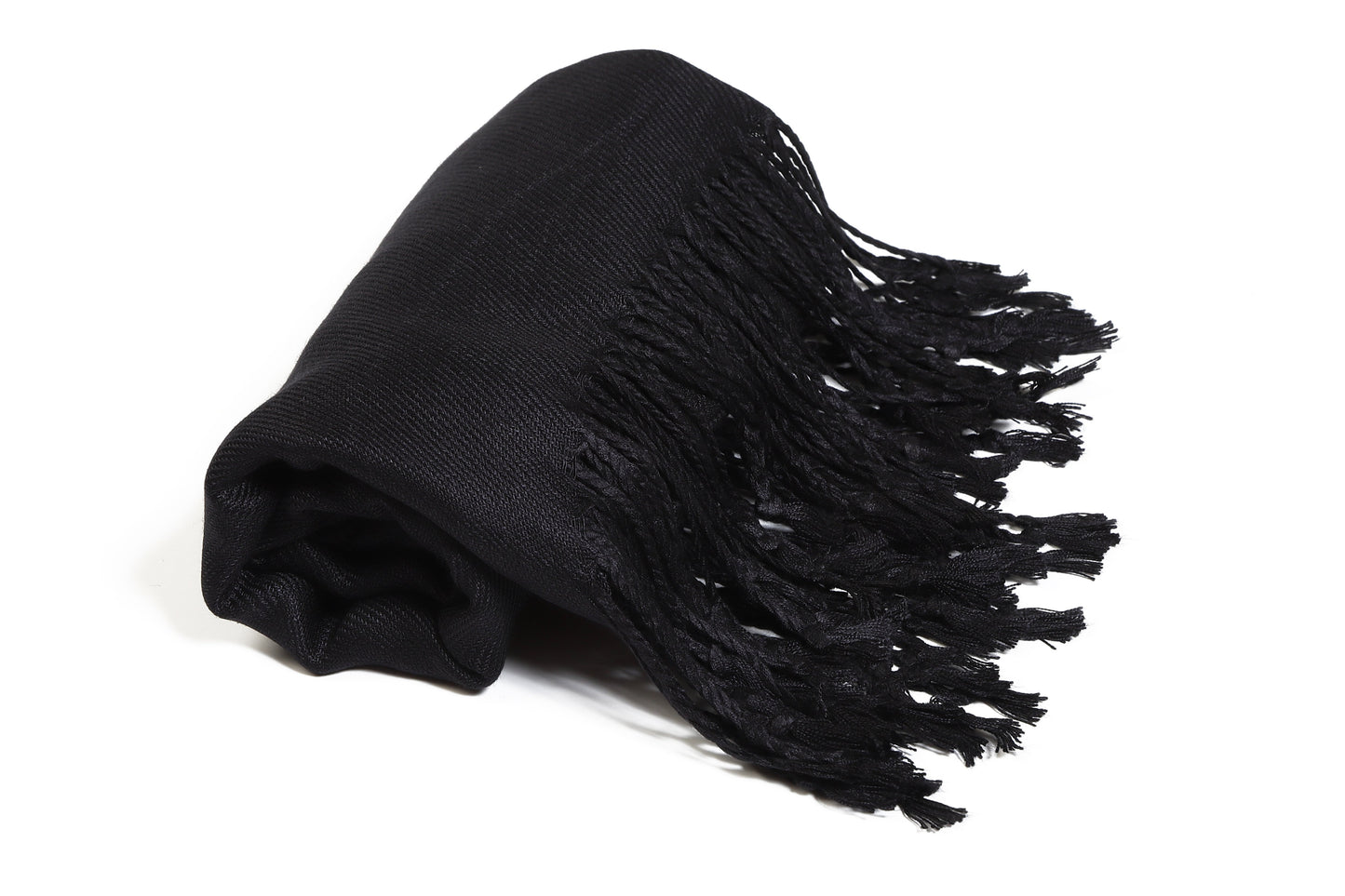 10101 Pashmina Solid Black
