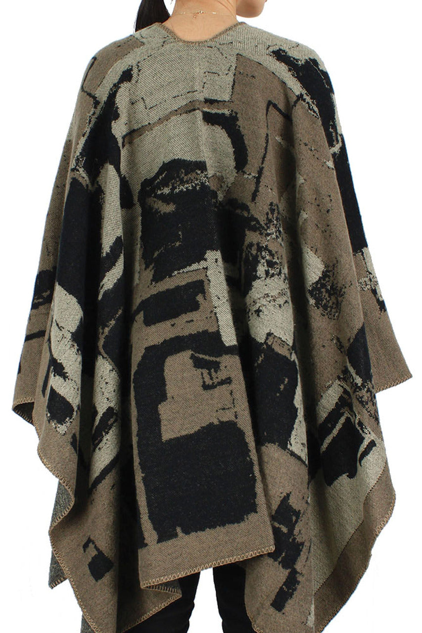 70045 Abstract Ruana