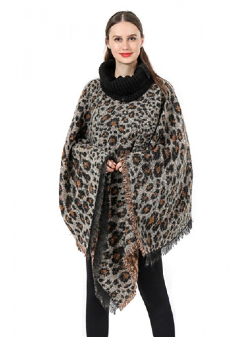 70091 Leopard Poncho