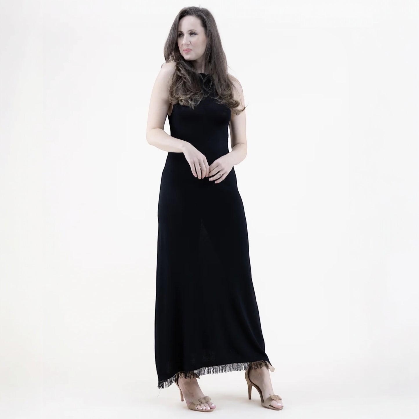 70358 Fringed Dress