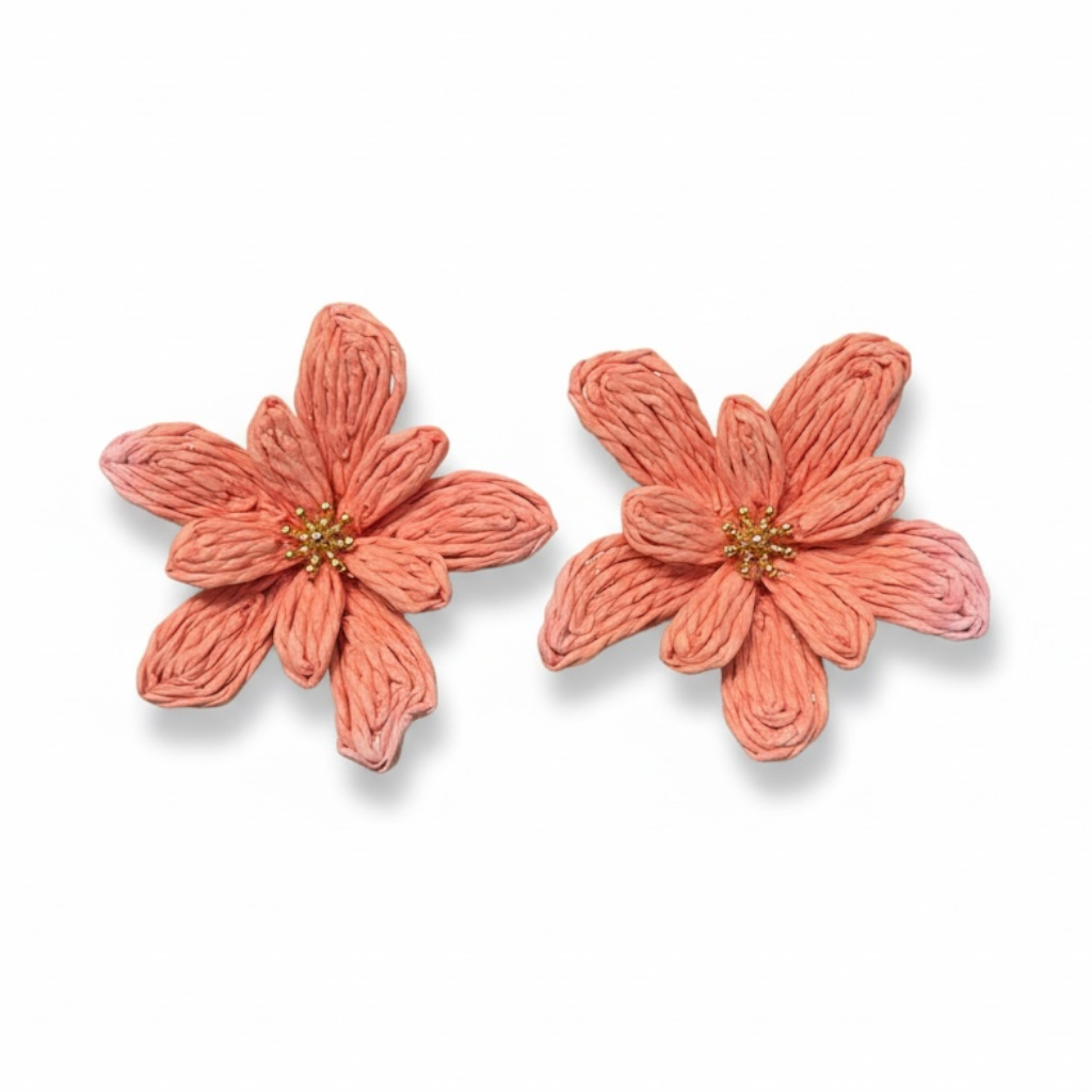 80187 Raffia Earrings