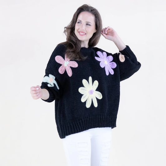 70329 Flower Power Sweater