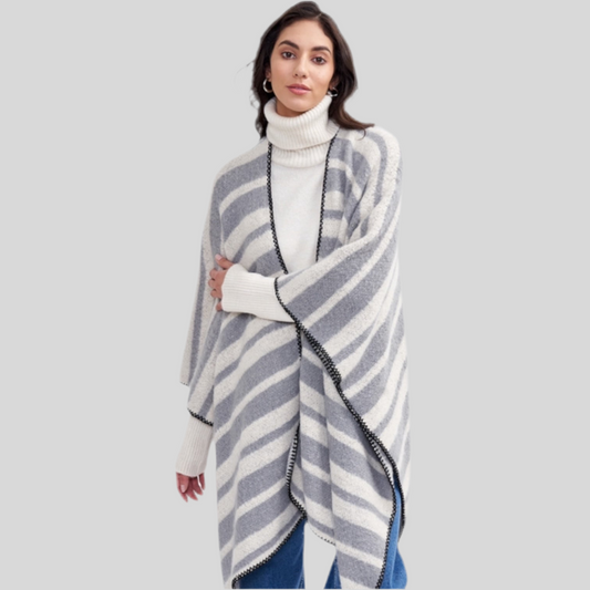 70263 Cozy Stripes Kimono