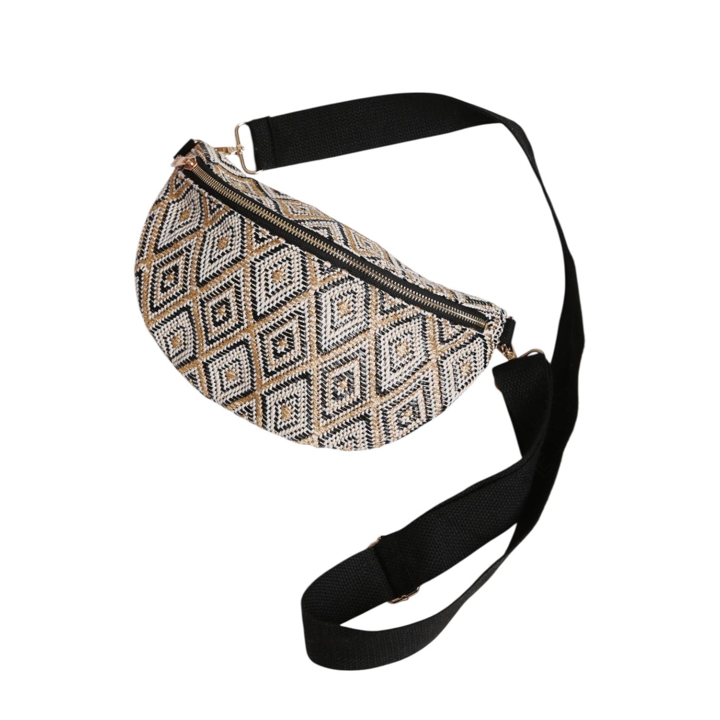90119 Straw Crossbody