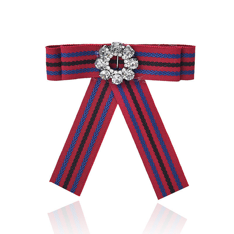 00298 Stone Bow Brooch