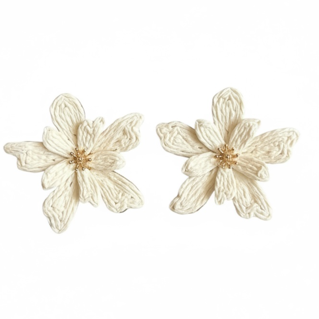 80187 Raffia Earrings