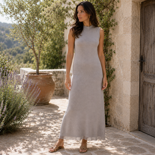70358 Fringed Dress