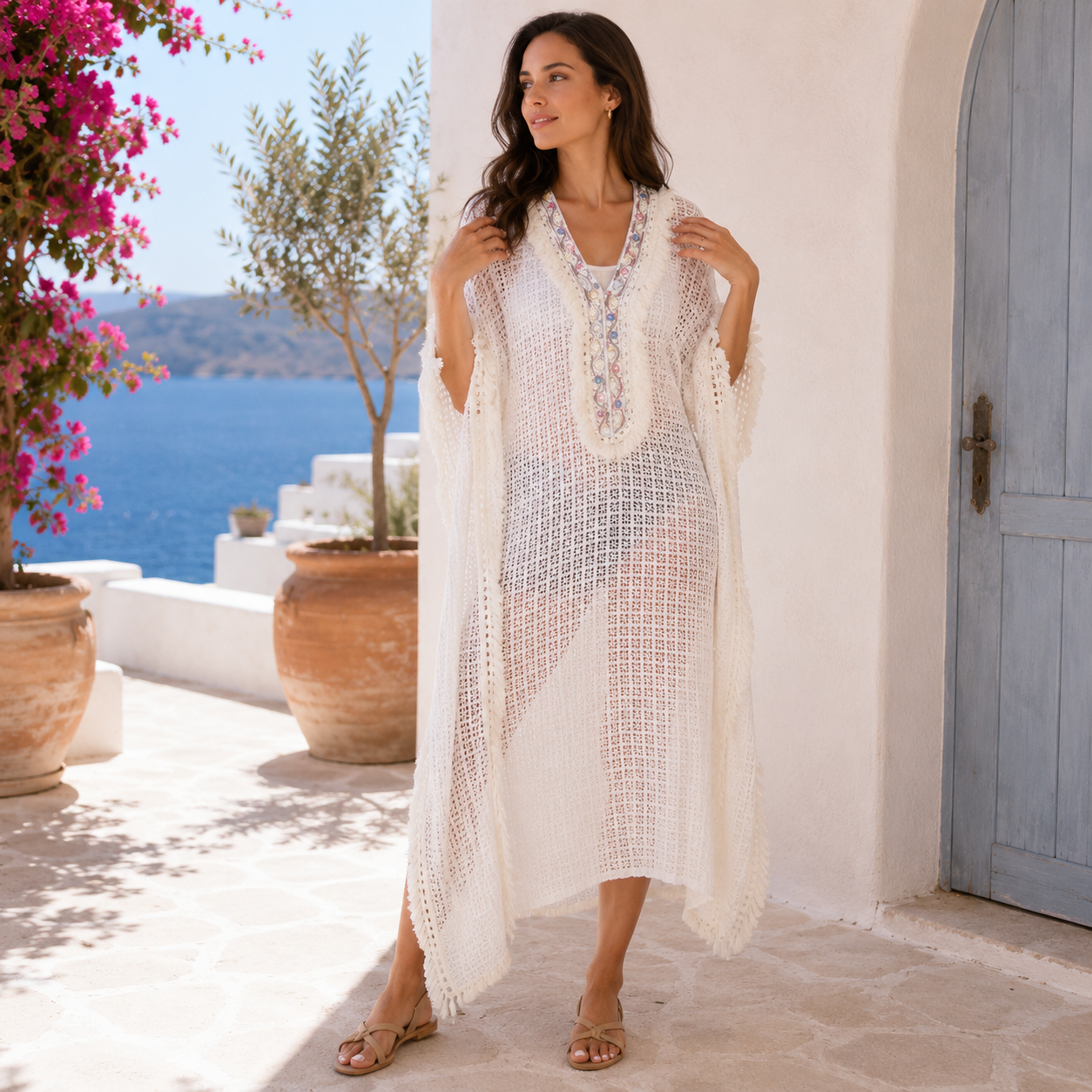 70399 Embellish Kaftan