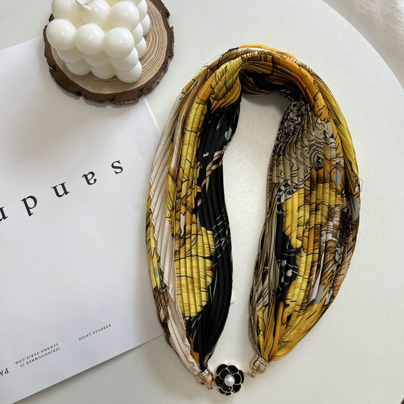 30390 Jewel Neck Scarf