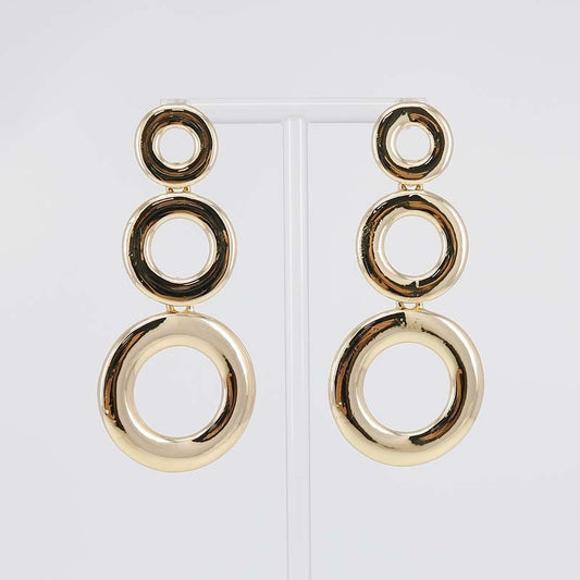 80198 Triple Loop Earrings