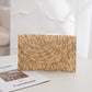 90138 Colorful Straw Clutch