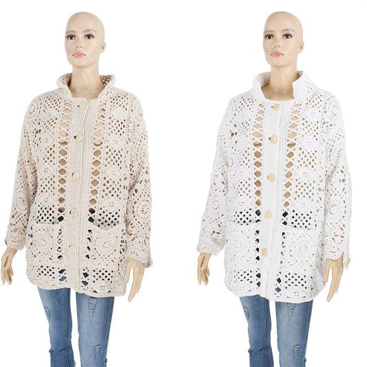70085 Button Crochet Cardi