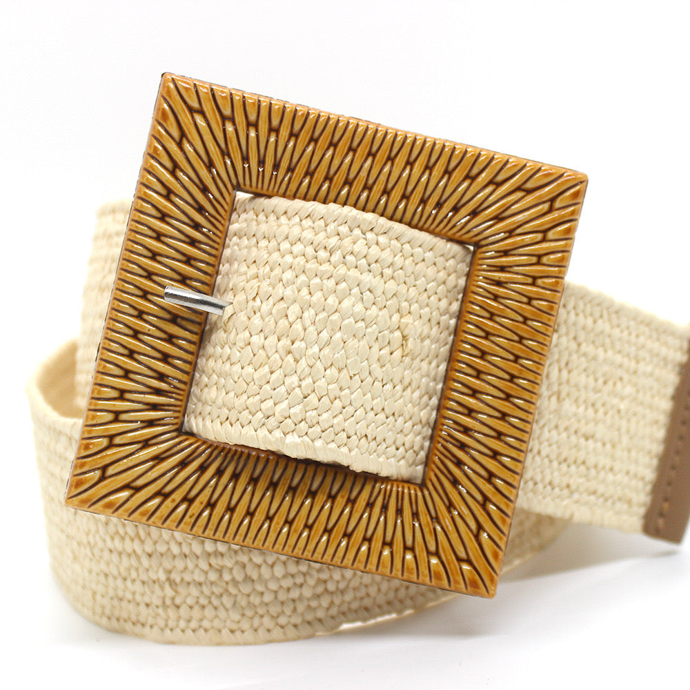 00218 Raffia Belt
