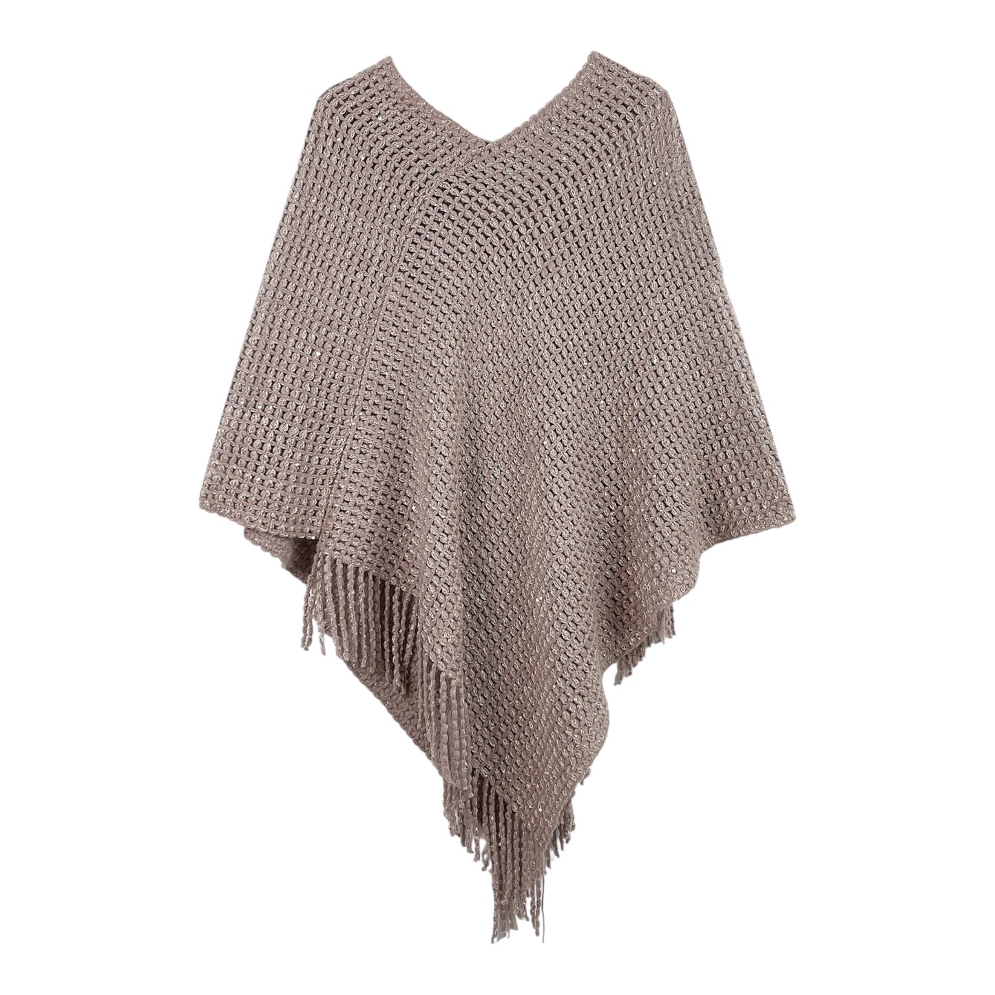 70264 Fringed Poncho