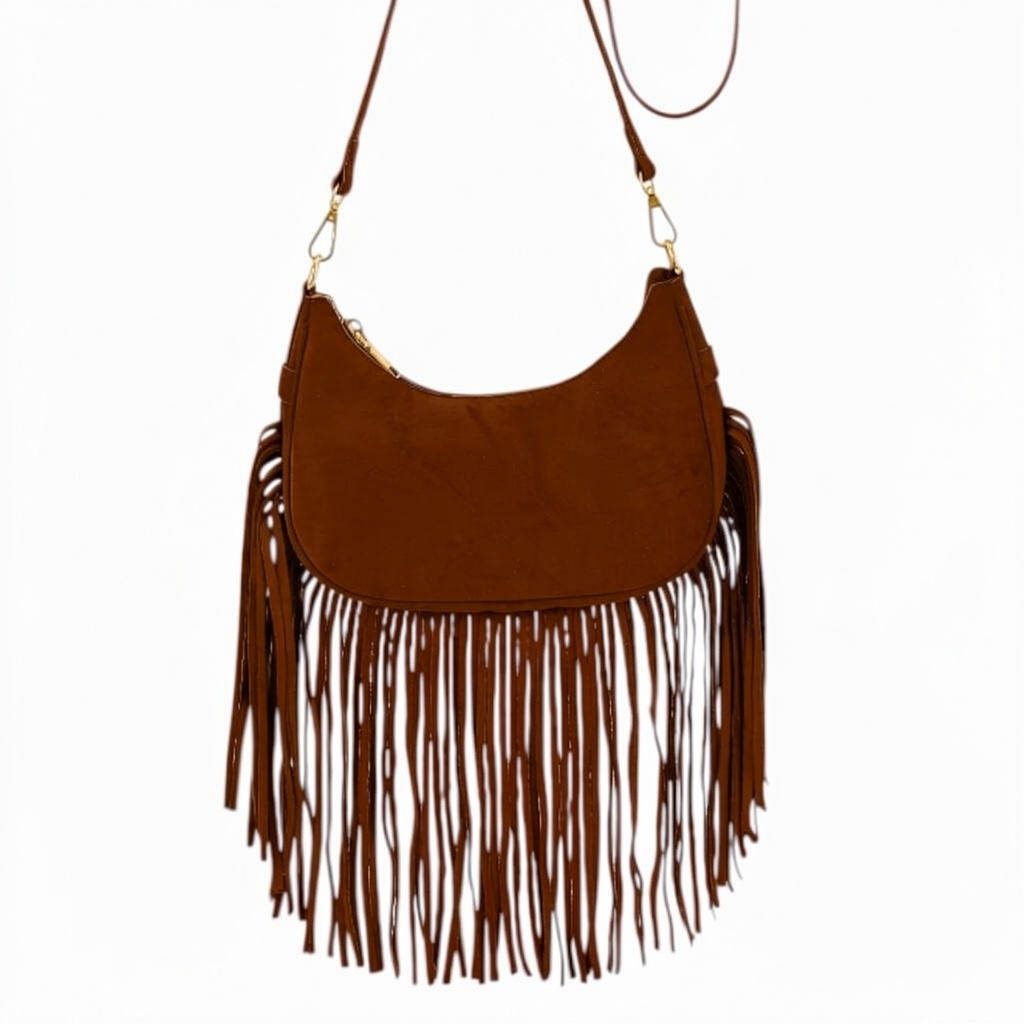 90162 Suede Handbag
