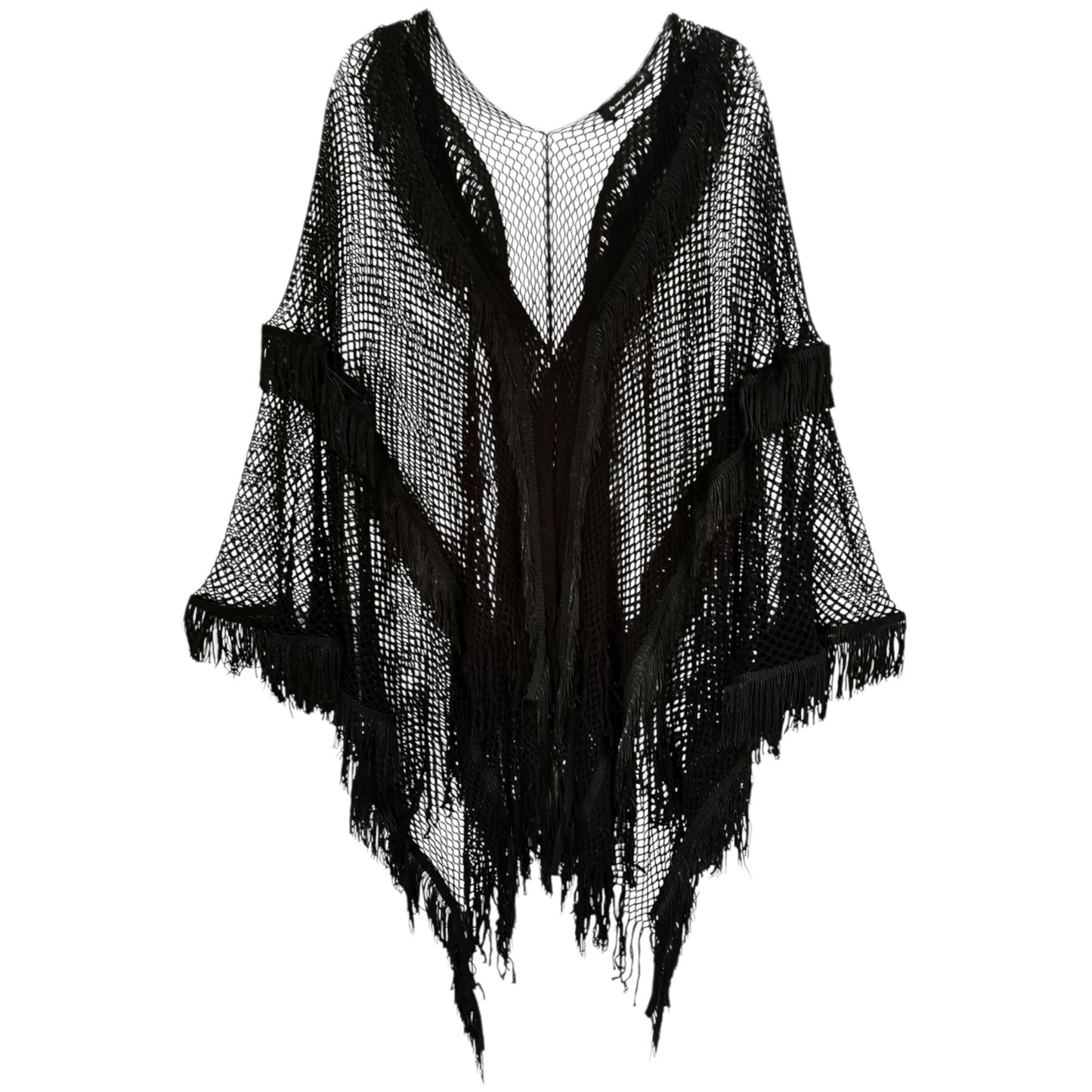70246 Tassel Light Ruana