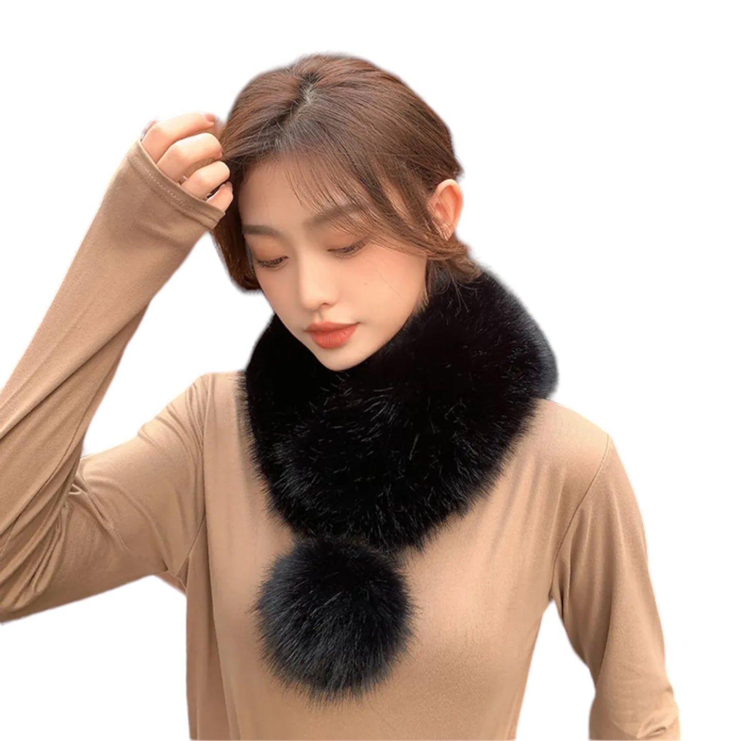 30169 Furry Pom Collar