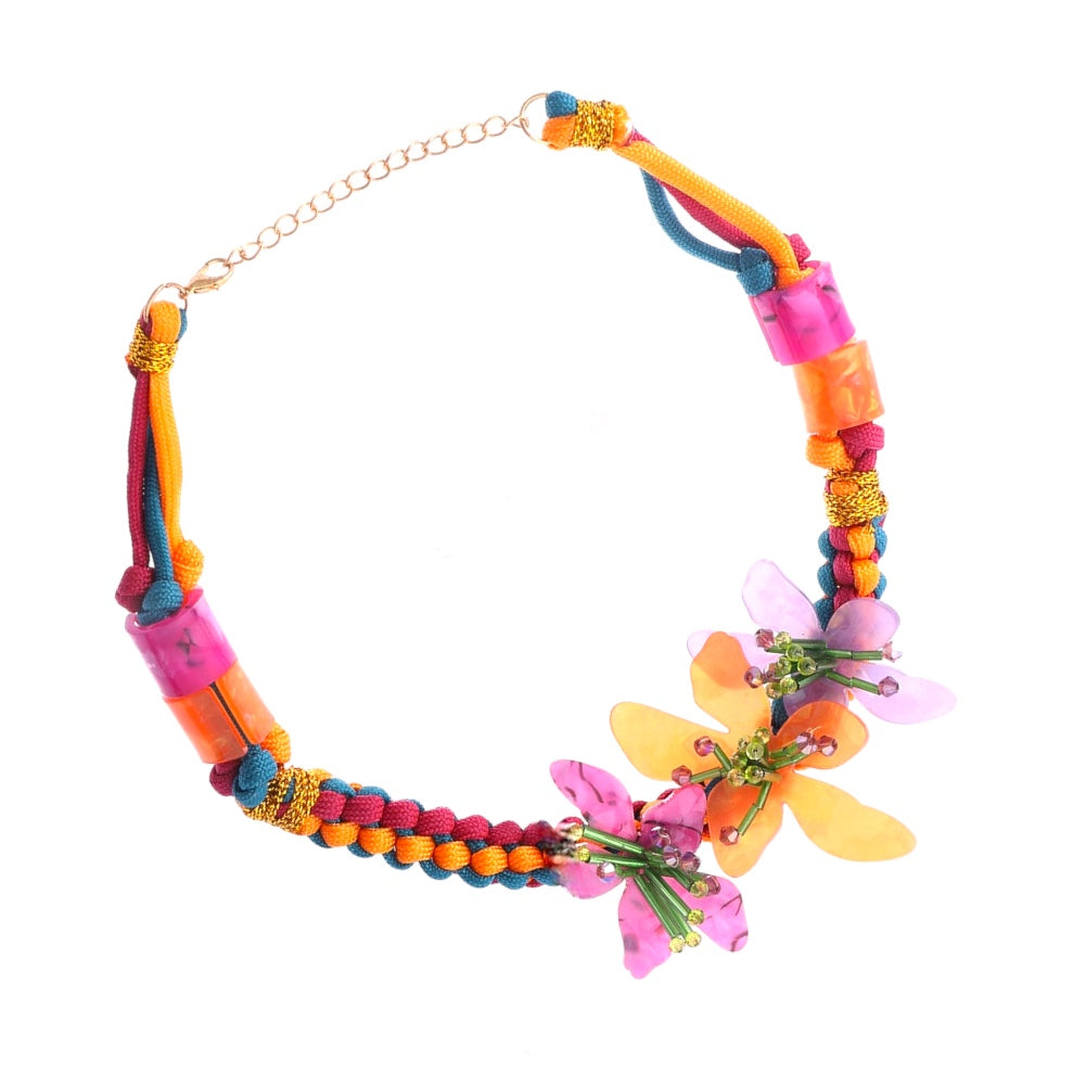 80021 Flower Cut Necklace