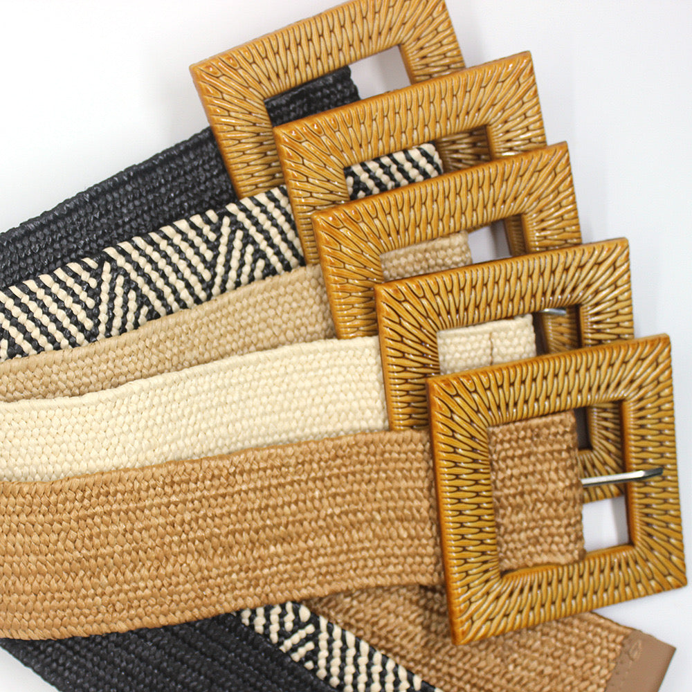 00218 Raffia Belt