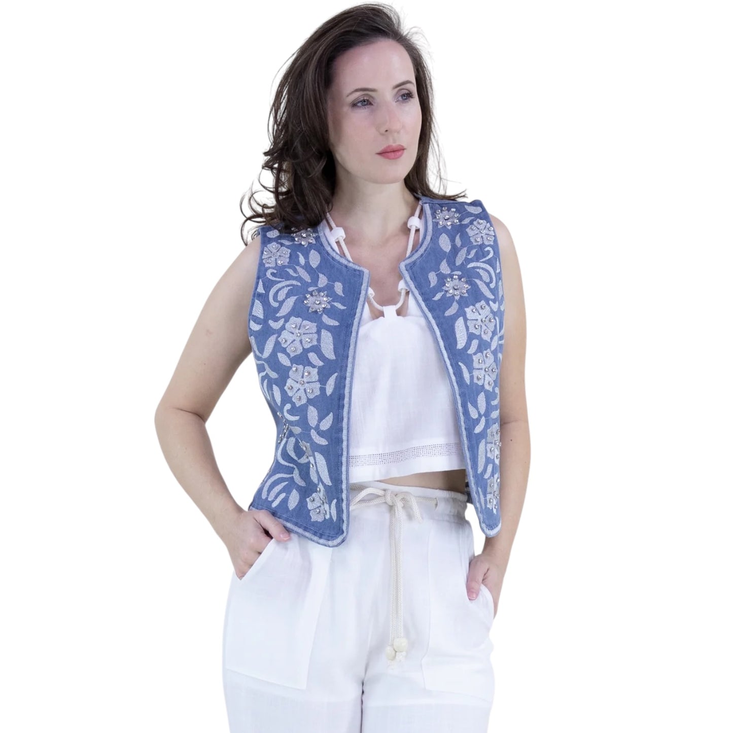 70145 Chambray Cover Up