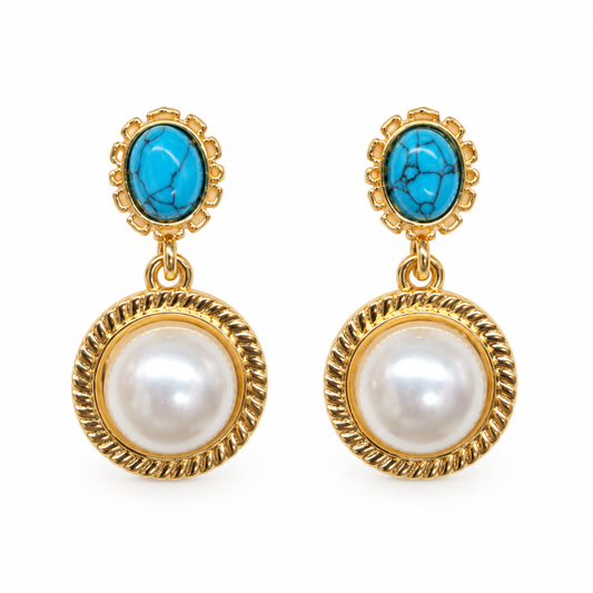80165 Pearly Sun Earrings