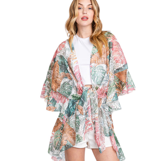 70369 Spring Crochet Kimono