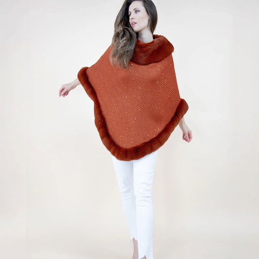 70249 Betsy Fur Poncho