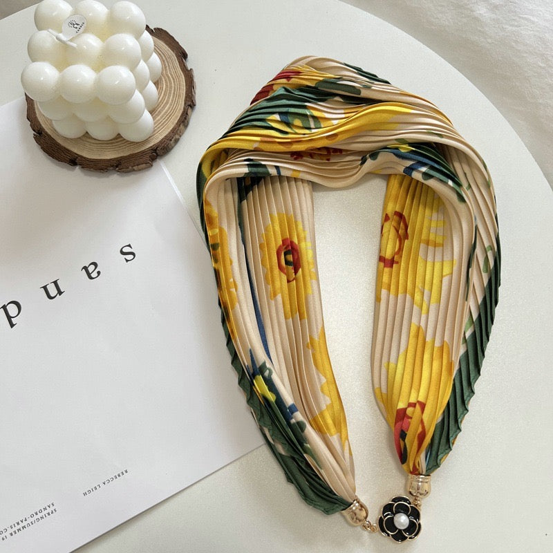 30390 Jewel Neck Scarf